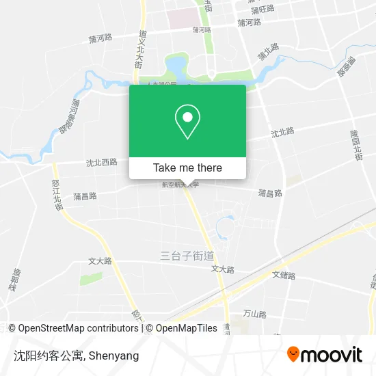 沈阳约客公寓 map