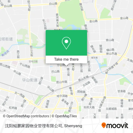 沈阳鲲鹏家园物业管理有限公司 map