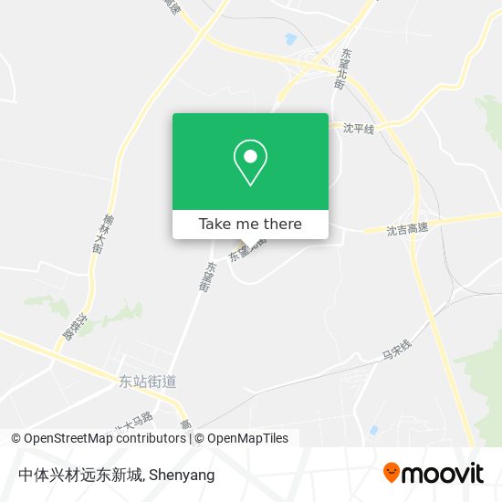 中体兴材远东新城 map