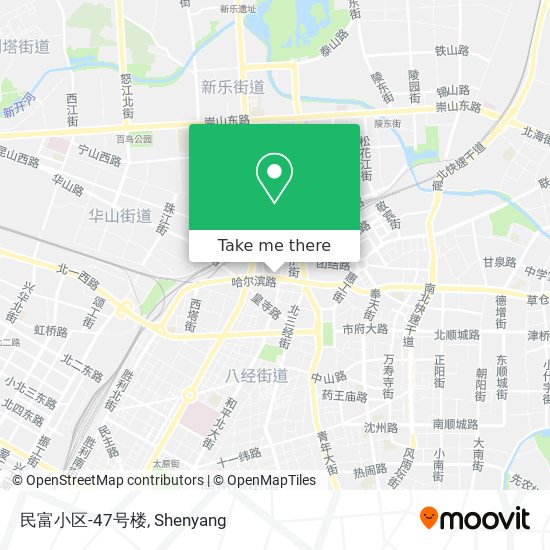 民富小区-47号楼 map