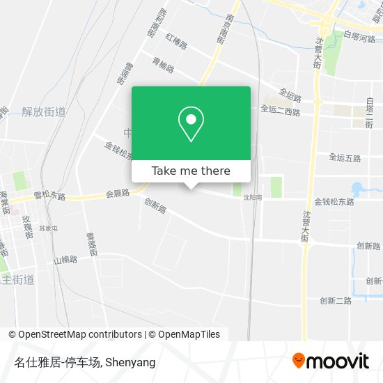 名仕雅居-停车场 map