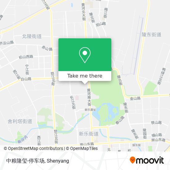 中粮隆玺-停车场 map