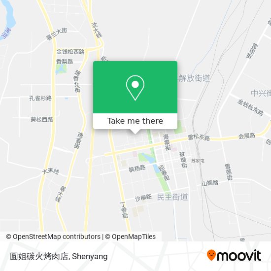 圆姐碳火烤肉店 map
