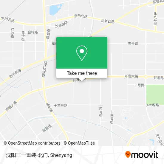 沈阳三一重装-北门 map