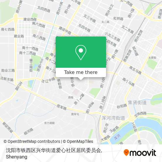 沈阳市铁西区兴华街道爱心社区居民委员会 map