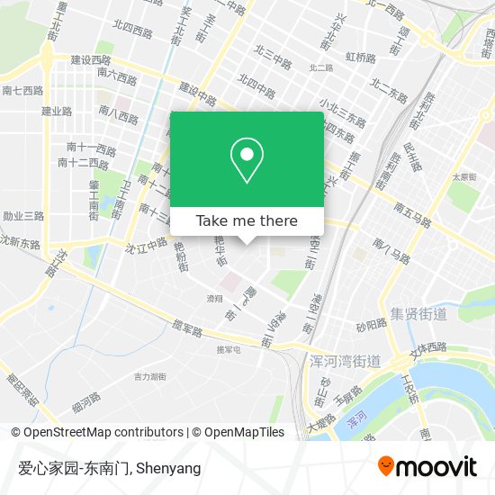 爱心家园-东南门 map
