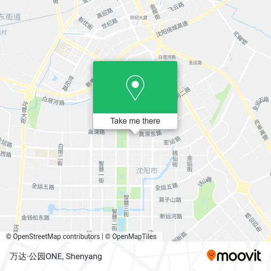 万达·公园ONE map