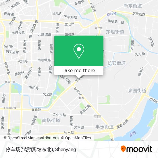 停车场(鸿翔宾馆东北) map