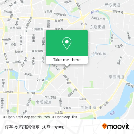 停车场(鸿翔宾馆东北) map