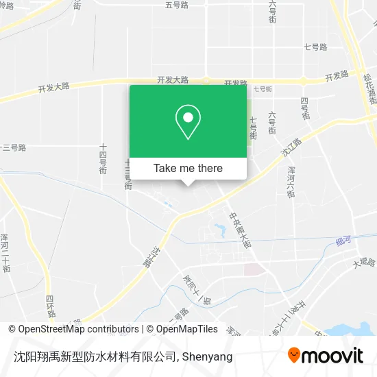 沈阳翔禹新型防水材料有限公司 map