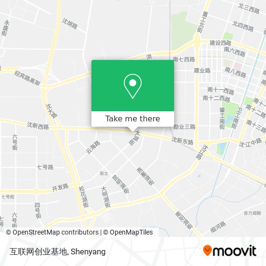 互联网创业基地 map