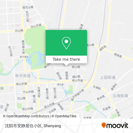 沈阳市安静居住小区 map