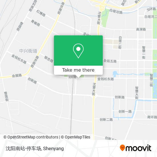 沈阳南站-停车场 map