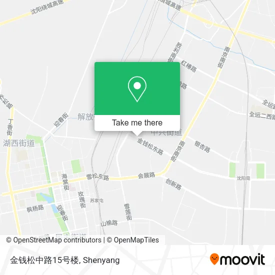 金钱松中路15号楼 map
