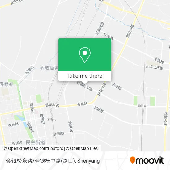 金钱松东路/金钱松中路(路口) map