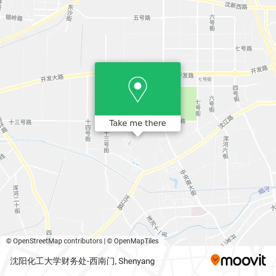 沈阳化工大学财务处-西南门 map