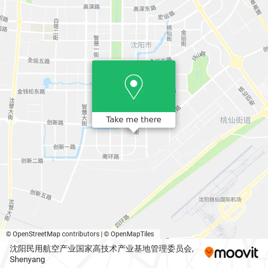 沈阳民用航空产业国家高技术产业基地管理委员会 map