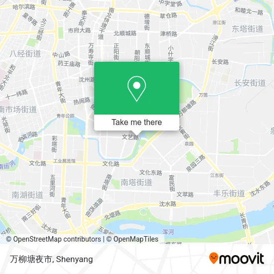 万柳塘夜市 map