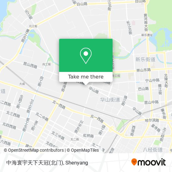 中海寰宇天下天冠(北门) map