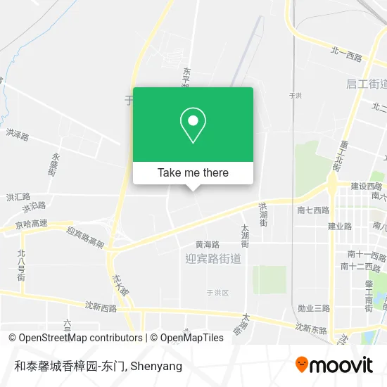 和泰馨城香樟园-东门 map