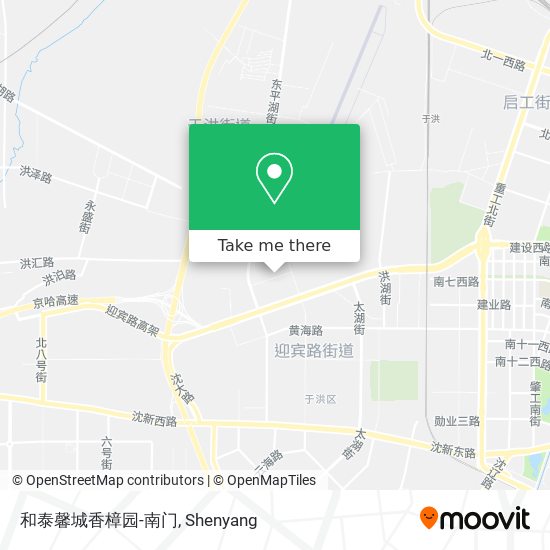 和泰馨城香樟园-南门 map