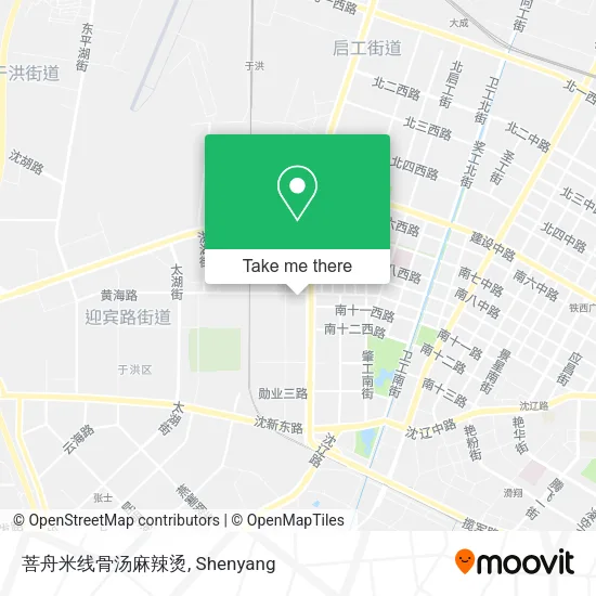 菩舟米线骨汤麻辣烫 map