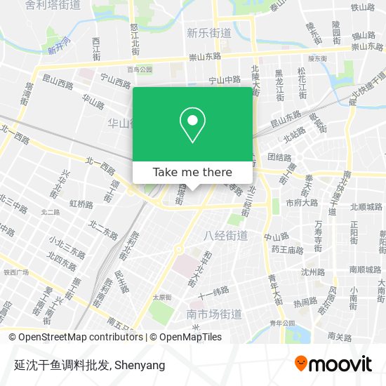延沈干鱼调料批发 map
