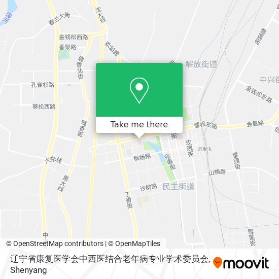 辽宁省康复医学会中西医结合老年病专业学术委员会 map