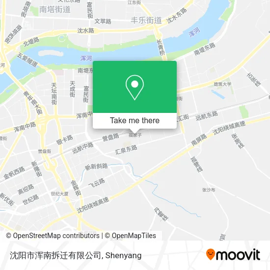 沈阳市浑南拆迁有限公司 map