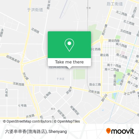 六婆串串香(渤海路店) map