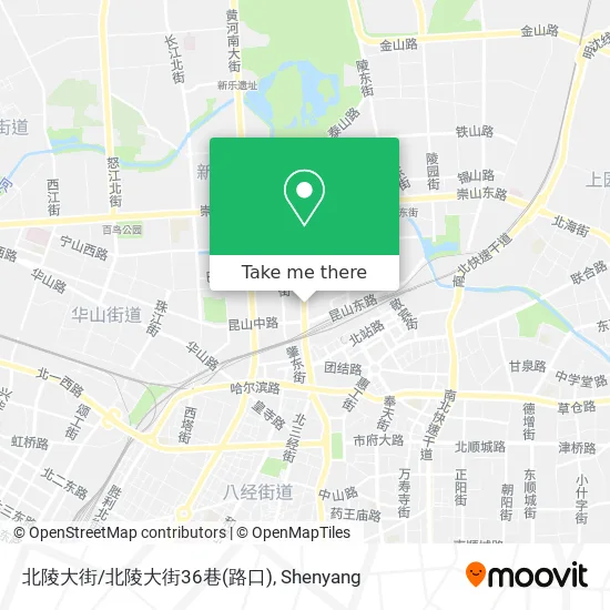 北陵大街/北陵大街36巷(路口) map