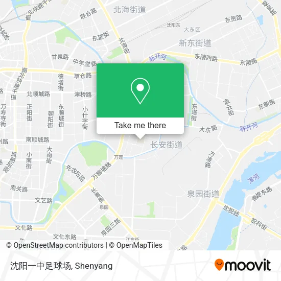 沈阳一中足球场 map