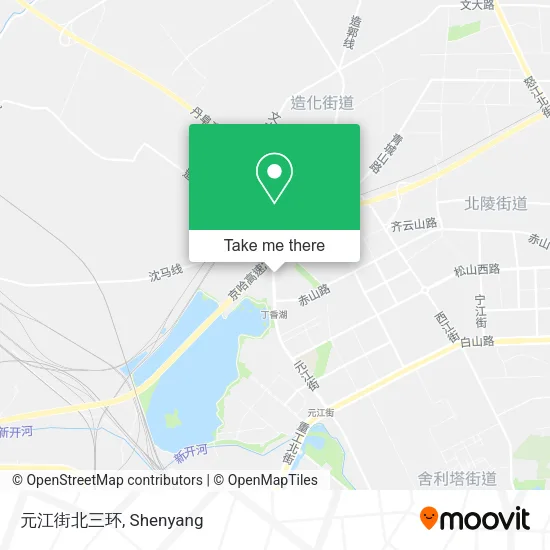 元江街北三环 map