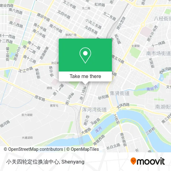 小关四轮定位换油中心 map
