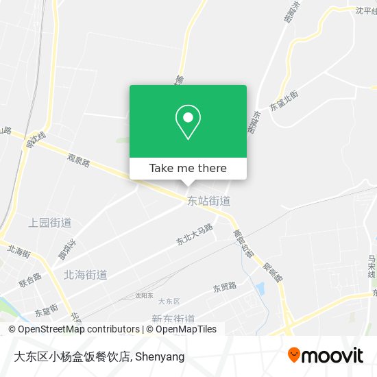 大东区小杨盒饭餐饮店 map