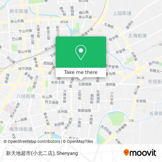 新天地超市(小北二店) map