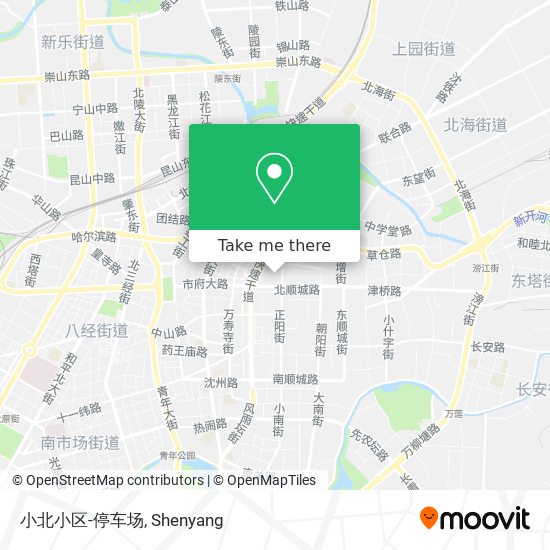 小北小区-停车场 map