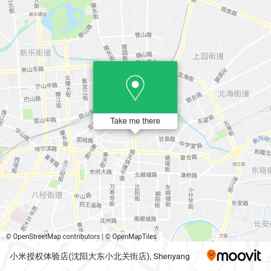 小米授权体验店(沈阳大东小北关街店) map