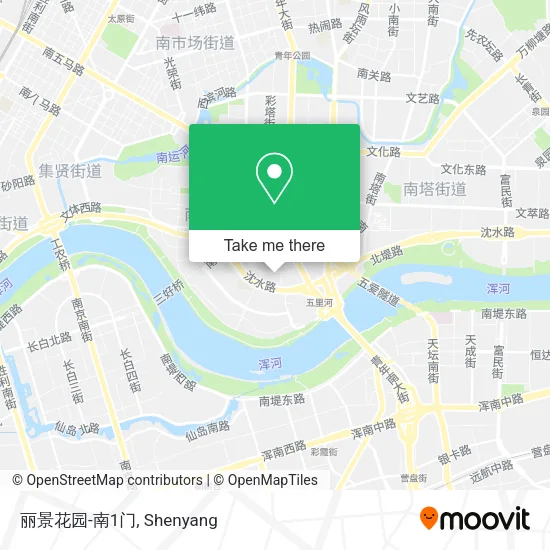 丽景花园-南1门 map