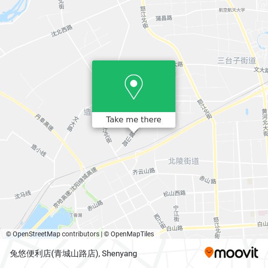 兔悠便利店(青城山路店) map