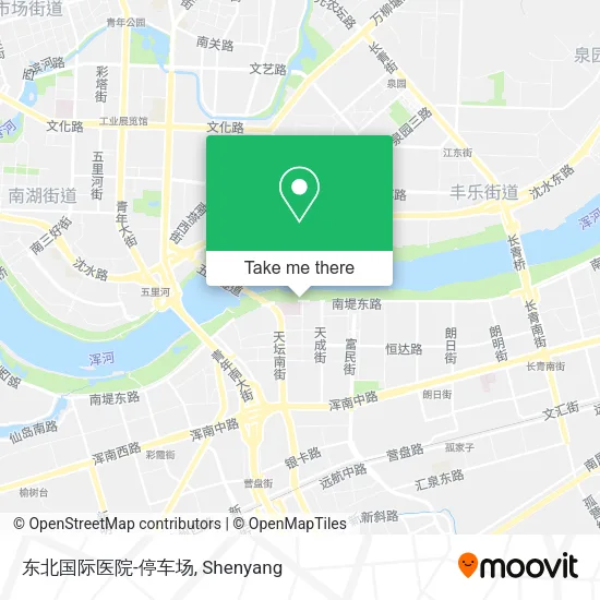 东北国际医院-停车场 map