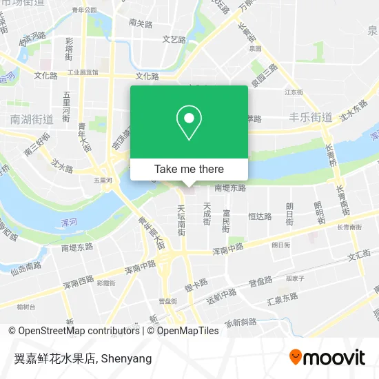 翼嘉鲜花水果店 map