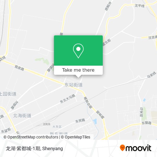 龙湖·紫都城-1期 map