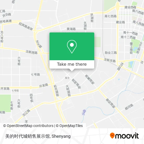 美的时代城销售展示馆 map