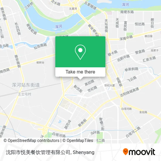 沈阳市悦美餐饮管理有限公司 map