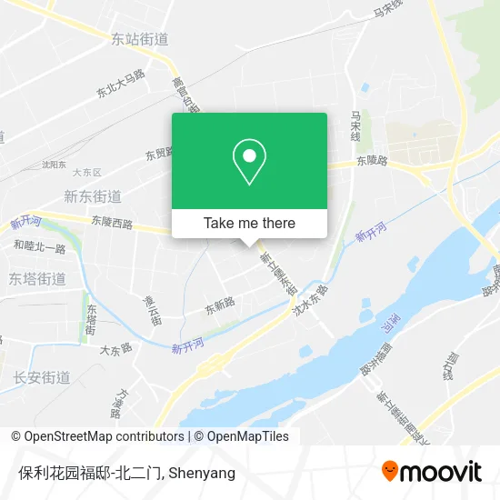 保利花园福邸-北二门 map