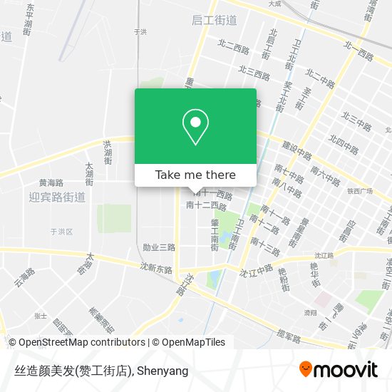 丝造颜美发(赞工街店) map