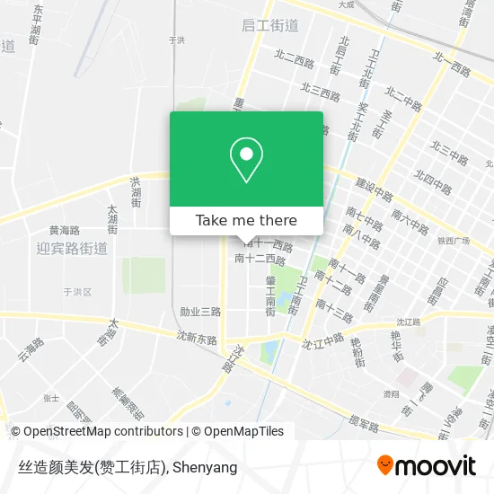 丝造颜美发(赞工街店) map