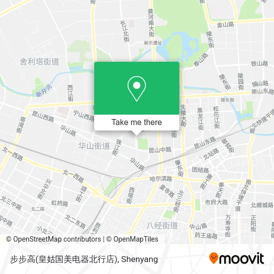 步步高(皇姑国美电器北行店) map