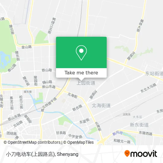 小刀电动车(上园路店) map